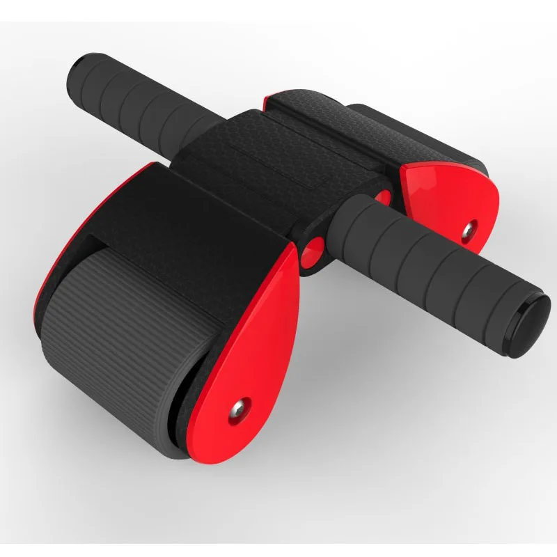

foldable double wheel roller abdominal muscle wheel multi-function silent Ab rollers trainer fitness equipments body building