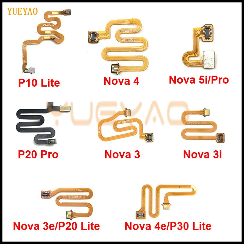 

Home Button Fingerprint Touch Id Sensor Connector Flex Cable For Huawei Nova 3 3i 4 4e 5 5i Pro P10 P20 Pro P30 Lite