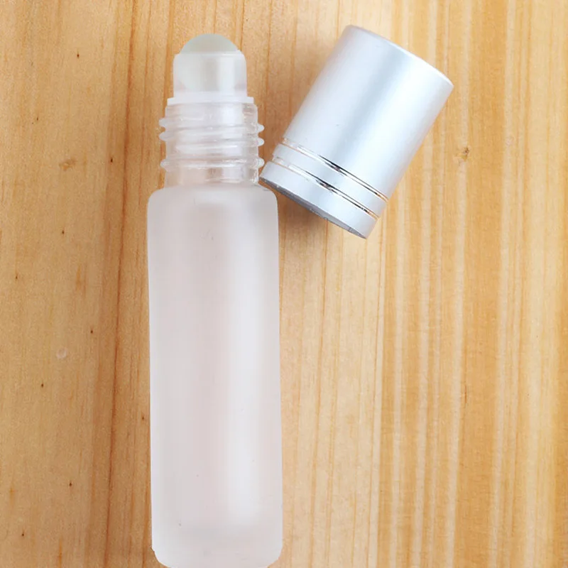 

24pcs 10ml Glass Roller Ball Bottles Cosmetic Essential Oil Perfume Roll On Bottle Travel Aromatherapy Refillable Containers