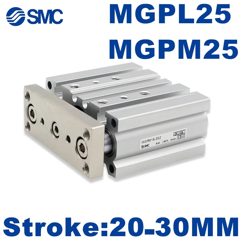 

MGPM MGPL New SMC MGPM25 MGPL25 MGPM25-20Z -30Z Compact Guide Cylinder MGPL25-20Z -30Z