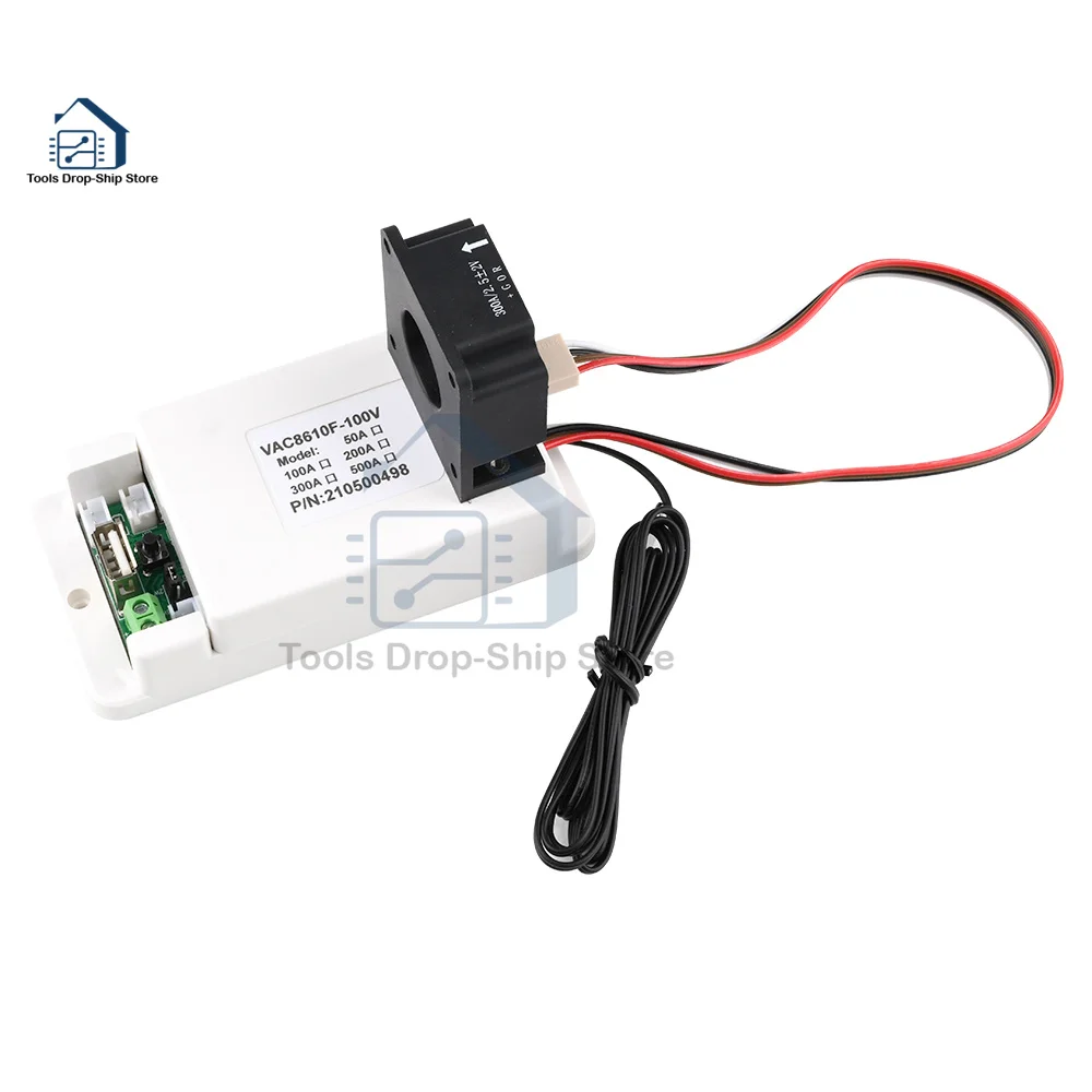 Imagem -02 - Medidor de Tensão sem Fio dc 500v 100a 200a 500a Voltímetro Amperímetro Carregamento de Bateria Solar Coulômetro Capacidade Detector de Energia Testador