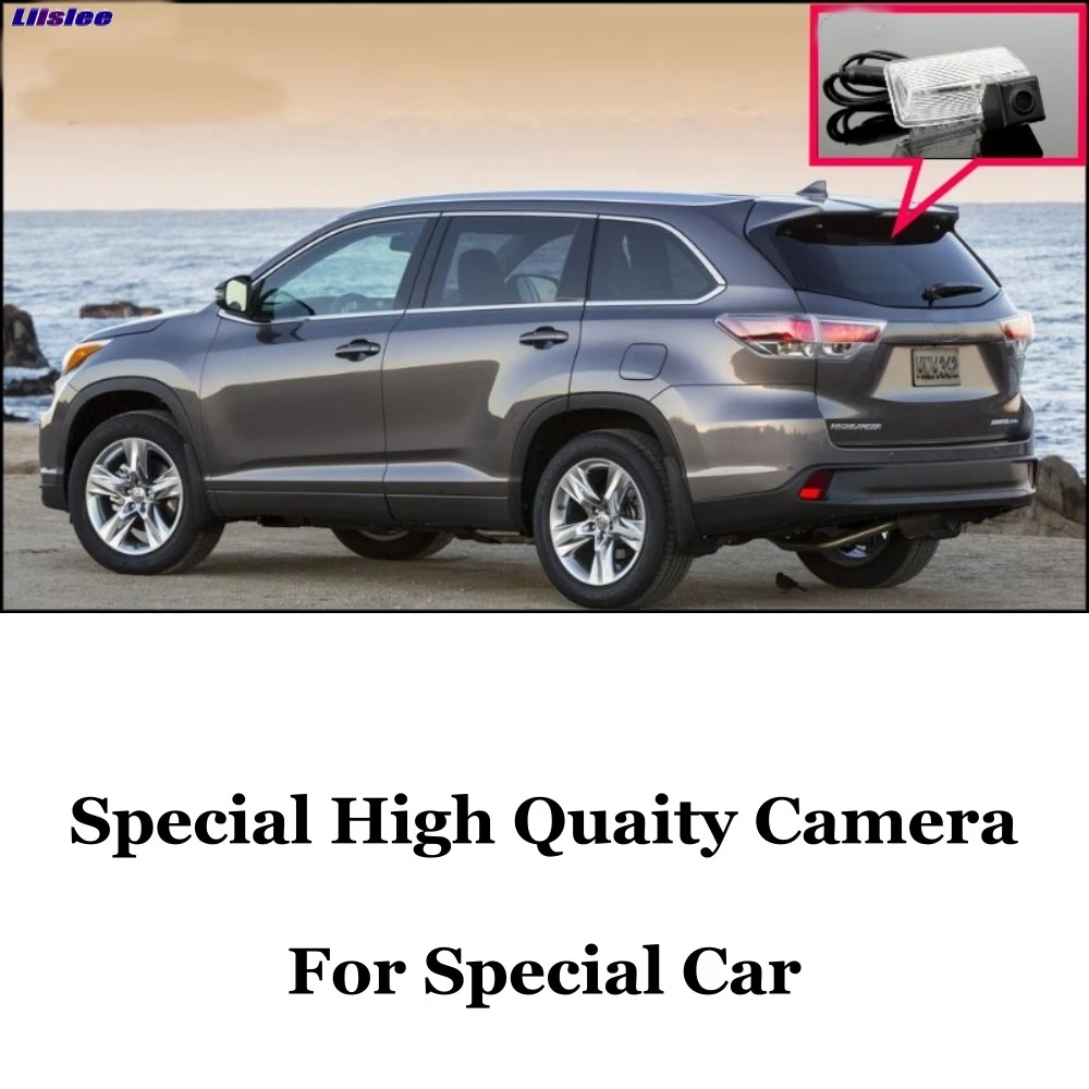 

LiisLee Car Reversing image Camera For TOYOTA New Kluger XU50 2013~2019 Night Vision HD WaterProof Dedicated Rear View back CAM