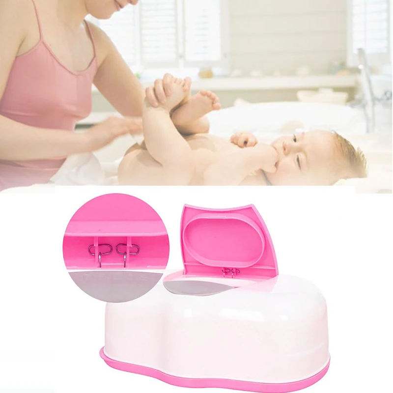 

Organizer Home Car Press Automatic Baby Wipes Wet Tissue Box Case Holder Organizer Kitchen Storage Supplies Holder