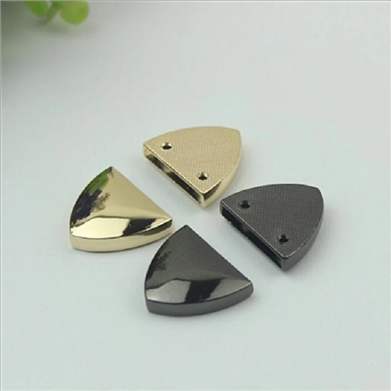 

(10pcs/lot) 2 colors inner diameter 2.5 cm, leather tail metal end clip decorative buckle