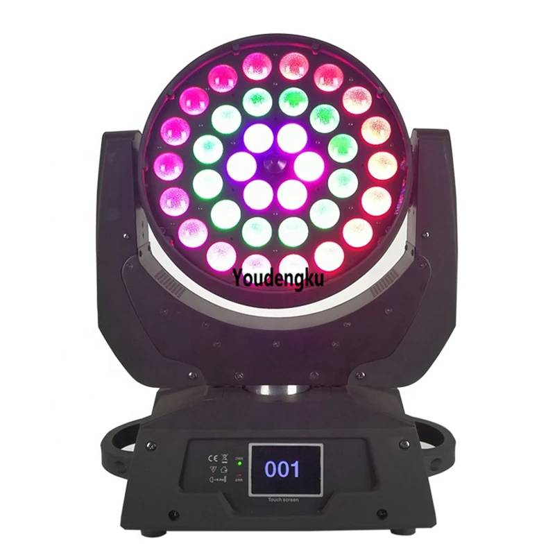 

8pcs 6in1 led moving head light dmx zoom 10-60degree stage dj effect 36x18w 6in1 rgbwa uv led zoom moving head wash dmx lighting