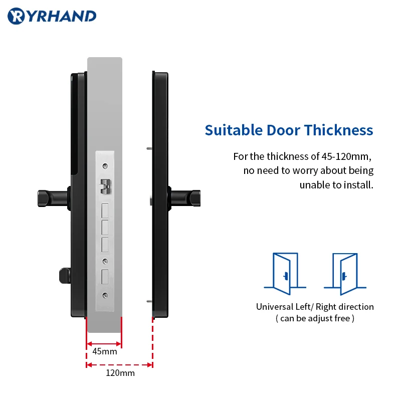 cerradura inteligente Electronic Smart Digital Biometric Fingerprint Door Lock ttlock wireless keyless wiFi lock