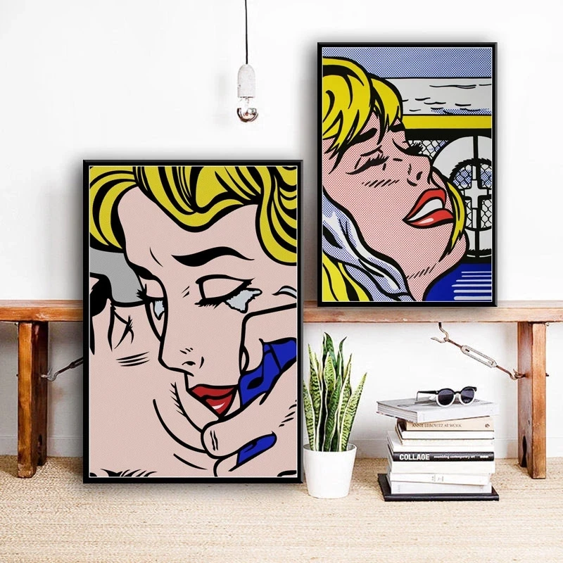 

Modern Pop Artwork Canvas for Home Decor Picture Painting Poster for Living Room Bedroom Wall Art Prints Interior Artwork