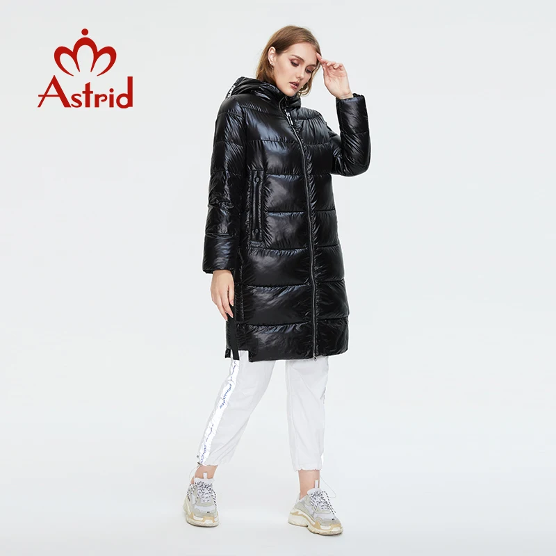 Astrid – parka à capuche avec fermeture éclair pour femme, manteau long et chaud, style doux, haute qualité, nouvelle collection hiver 2022