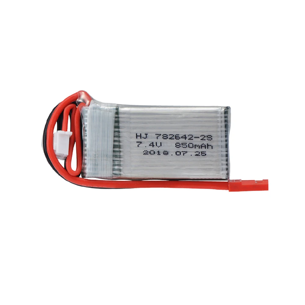 3 sztuk akumulator do RC Lipo 7.4V 850mAh 20C 2S Lipo baterii JST / SM / XT30 / T wtyczka do zdalnie sterowany dron Quadcopter helikopter część