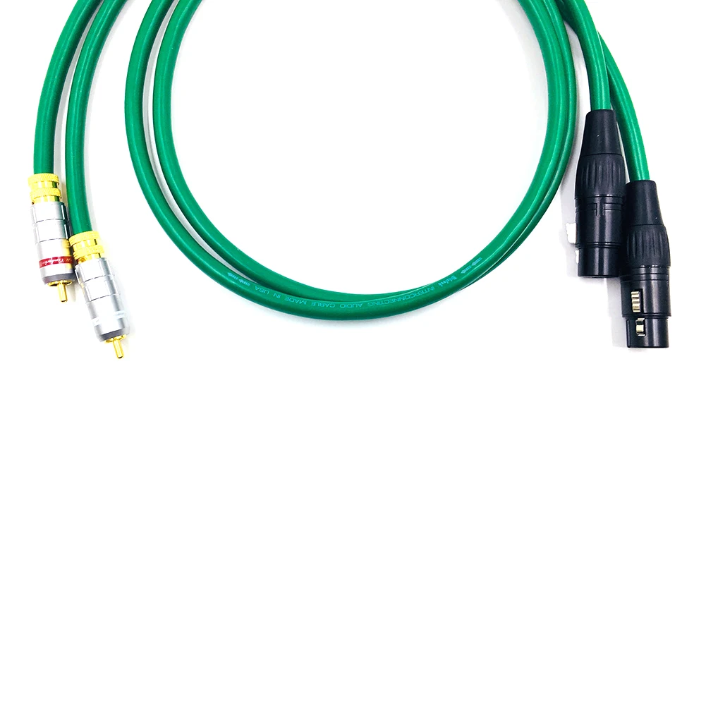 Coppia TOP-HiFi tipo-1016 cavo Audio bilanciato da RCA a XLR cavo di interconnessione RCA maschio a XLR femmina con cavo MCINTOSH USA