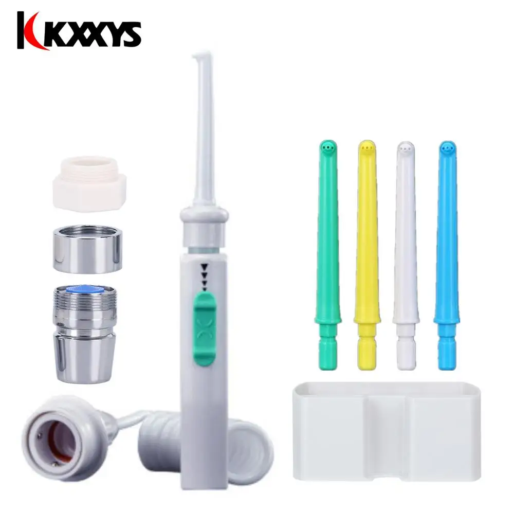 Water Dental Flosser Faucet Oral Irrigator Water Jet Floss Dental Irrigator Oral Irrigation Teeth Whitening Toothbrush Cleaning