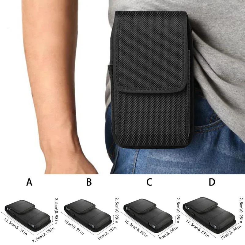 Mobile Phone Waist Bag Belt Bag Cover Protable Hook Tactical Phone Holster Pouch Waist Pack Case Outdoor Sports Phone Pocket