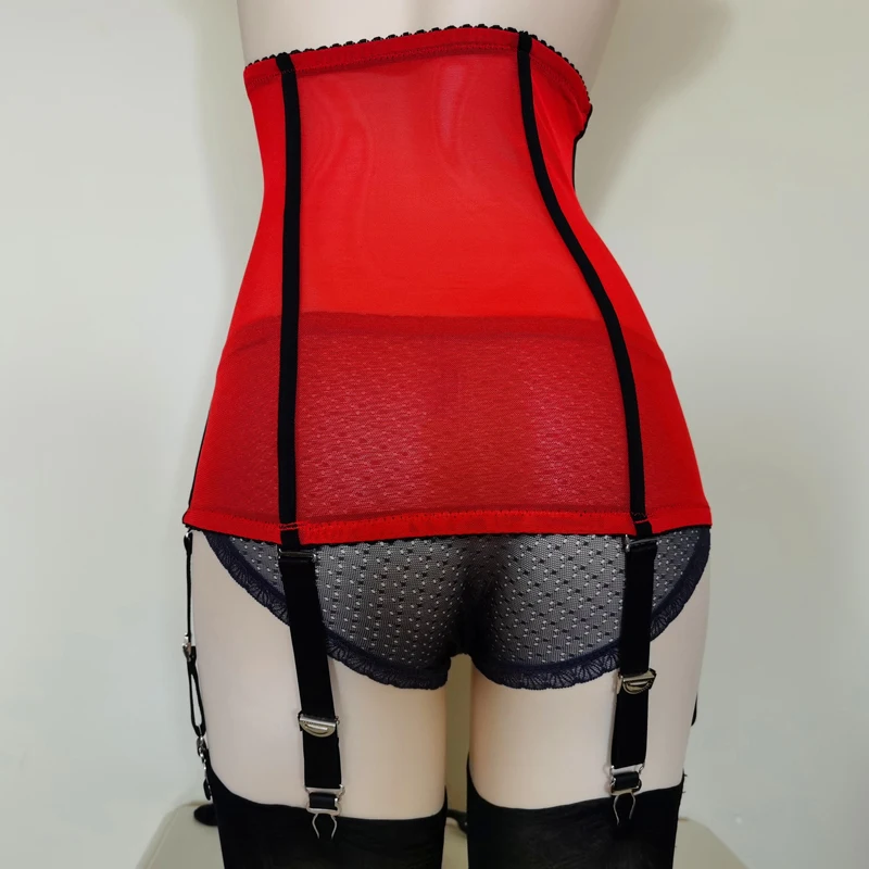 Lady High-waist Sexy Garter Belt Women Suspender Belt Exotic Lingerie Garters for Stockings Pantyhose