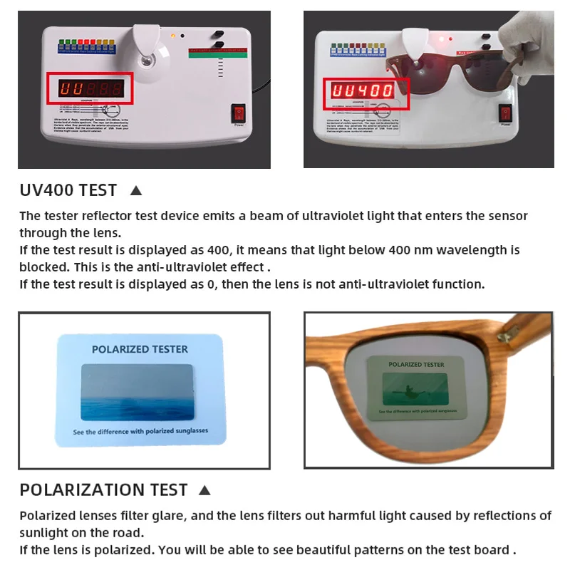 AN SWALLOW 레트로 편광 얼룩말 나무 선글라스, 럭셔리 브랜드 디자인 선글라스, 남성 및 여성용 수제 나무 선글라스, UV400