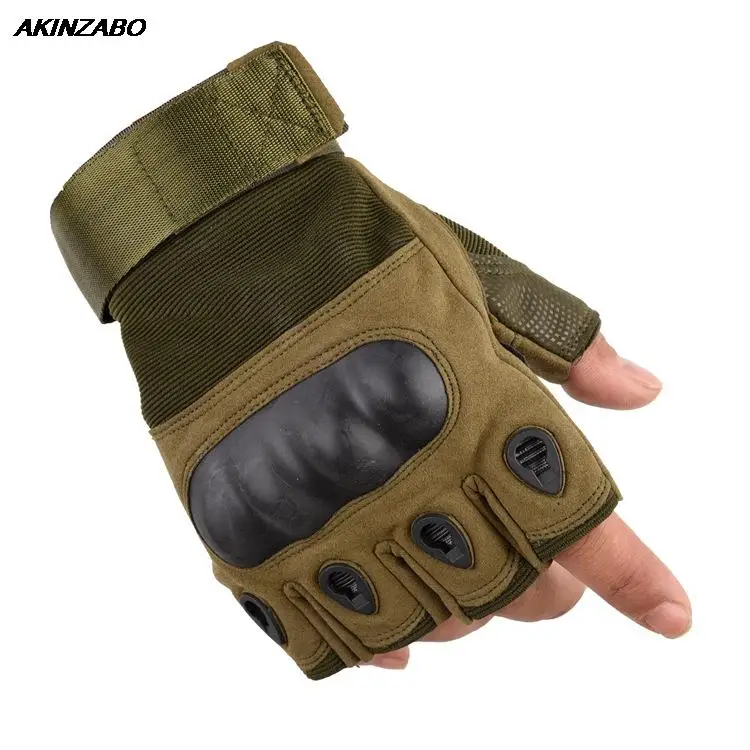 Special Forces Tactical Gloves Unisex Fighting Hard Shell Mittens Tactical Gloves Fan Motorcycle Gym Fitness Gloves