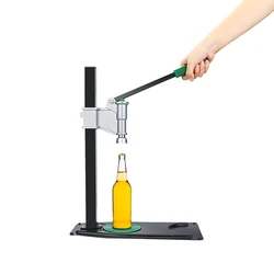  Bench Bottle Sealing Capper Manual Bottle Sealer Adjustable Metal Botte Capper, Beer Bottle Capper for Homebrew