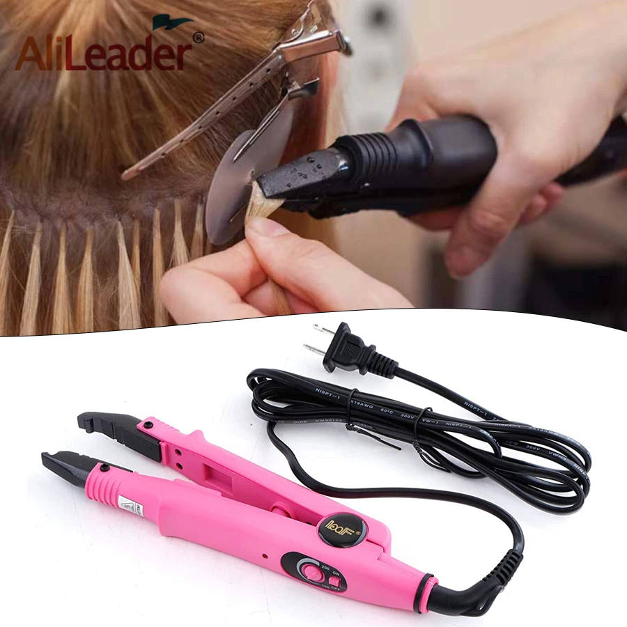 Constant Temperature Fusion Iron Hair Extension Iron Keratin Bonding Tools With 100G Keratine Nail Fusion Hair Connector Tools