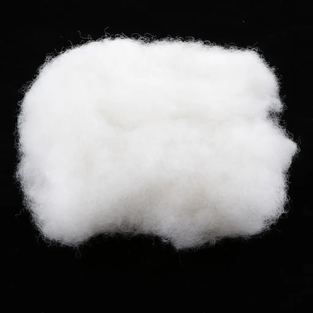 Filling Cotton Stuffing Cotton Basting Wadding Filling Material Fiber Filling Cushion Filling Made Of Polyester, White, 150g