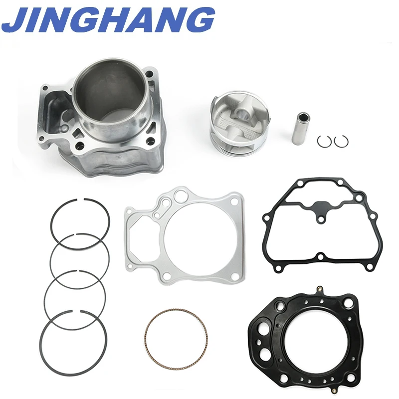 Cylinder Piston Gasket Top End Rebuild Kit for Honda Rancher TRX420 2007-2018