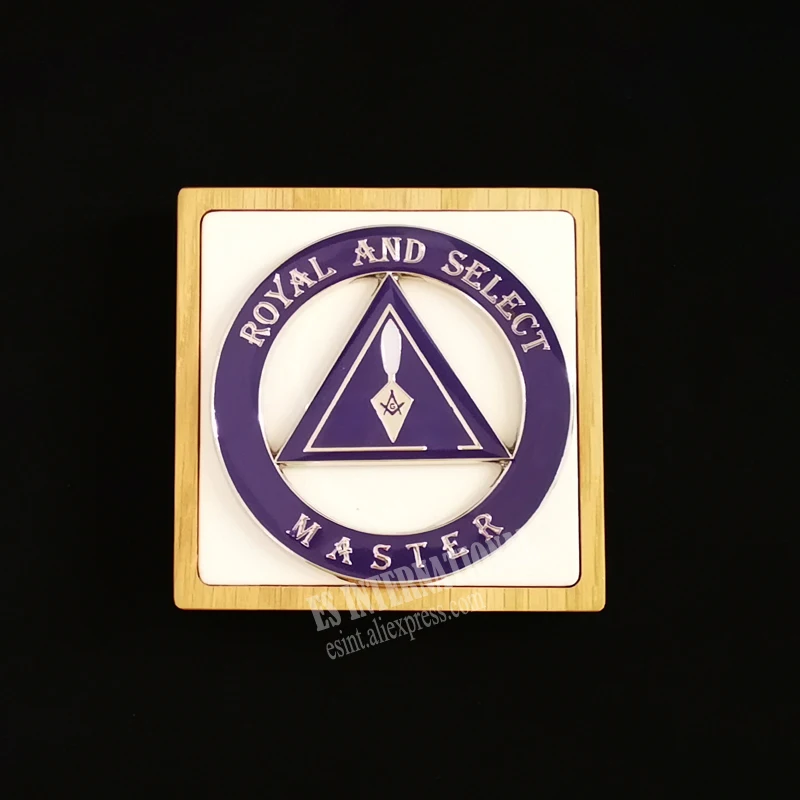 Emblema de carro maçônico, Master Mason Freemason Badge, Symbol Gift for Freemason, Size 3 '', NO.16, Gift Accessories
