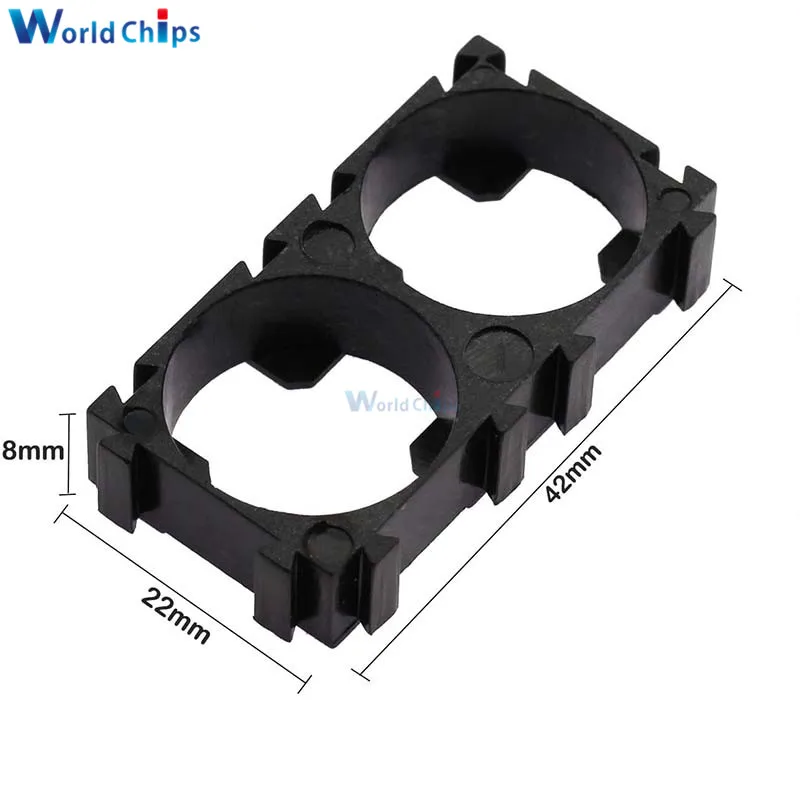 2pcs 2 3 15 18 20 Cell 18650 Battery Case Holder Lithium Bracket ABS 1x2 1x3 3x5 3x6 4x5 18650 Holder for Battery Pack Charging