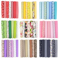 7 pz 25x25cm/50x50cm quadrati cotone tessuto artigianale panni per fai da te Bundle Patchwork Quilting cucito Scrapbooking Artcraft