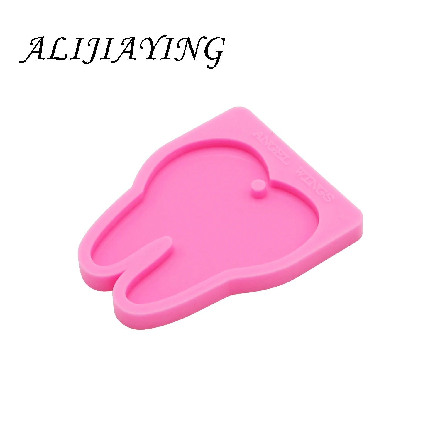 Shiny keychain tooth shape key ring decoration silicone mold for DIY epoxy resin DY0159