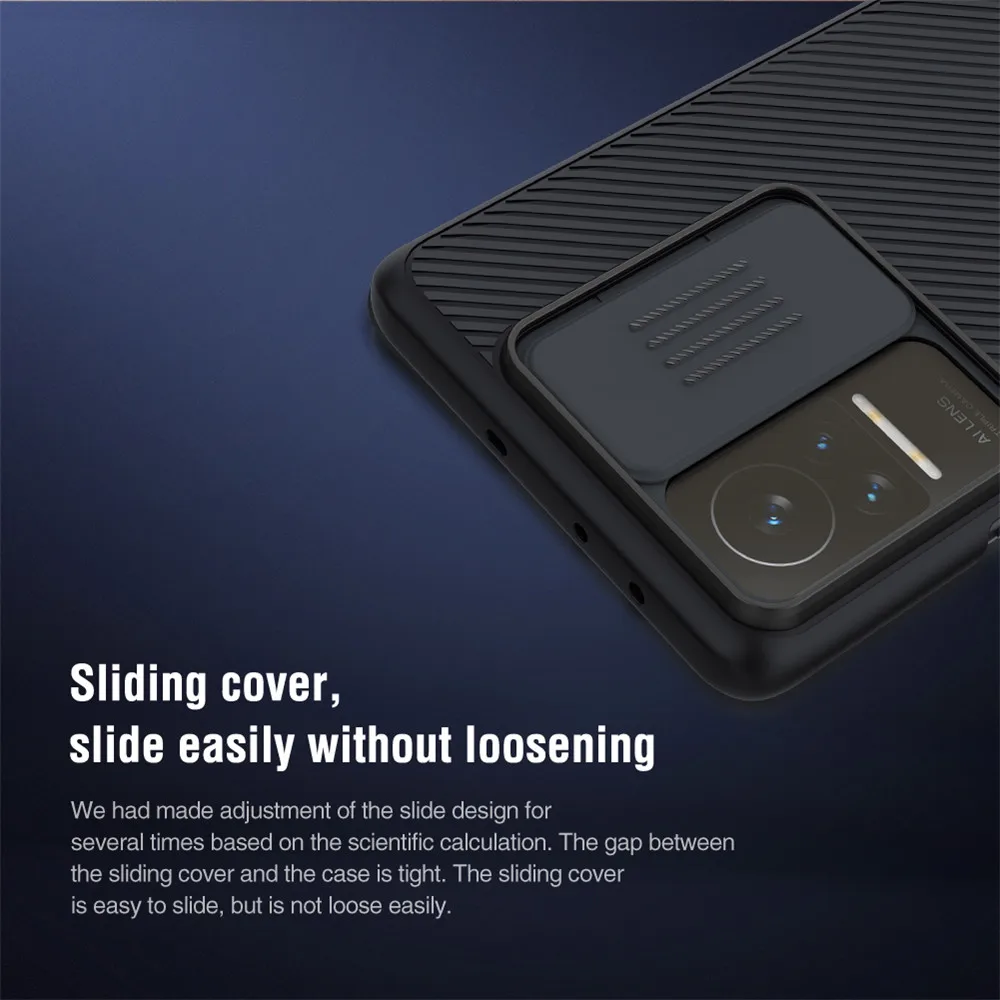 For Xiaomi Civi 1S NILLKIN Camera Protection Slide Cover Back Shell CamShield Case