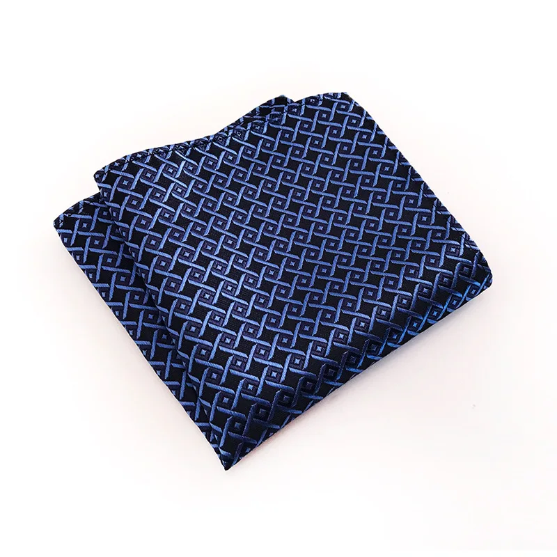 Fashion 25x25cm Silk Polyester Pocket Towel Retro Hankerchief Scarves Vintage Hankies Men\'s Pocket Square Handkerchiefs