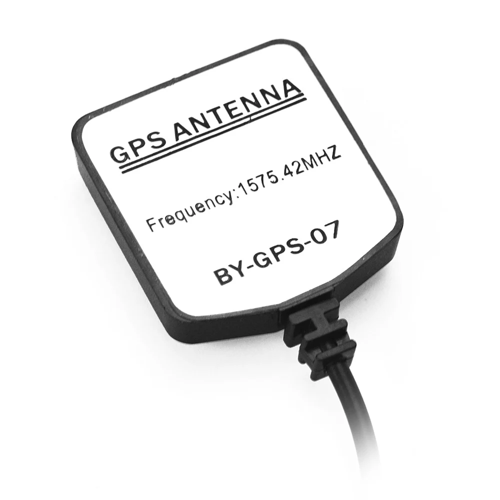 Superbat 1575.42MHz Mini GPS Active Antenna MCX Male Car Navigation System Aerial Signal Booster Customizable 3M Cable