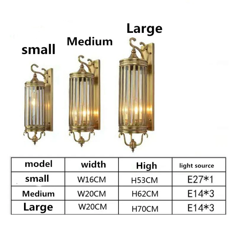 

MMBL European Style Wall Light Room Decor LED Lamp E14 Wall Lamps Home Decor Outdoor Waterproof Wall Lights Lighting Fixture