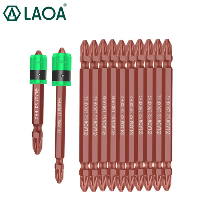 LAOA S2 1/4 "Vít Điện Mũi Điện Từ Mạnh 65Mm Điện Vít Và Vòng Nam Châm