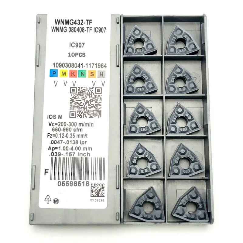 أداة تحول خارجية ، إدراج كربيد ، أجزاء أداة مخرطة ، WNMG080408 TF IC907 57 WNMG432 WNMG