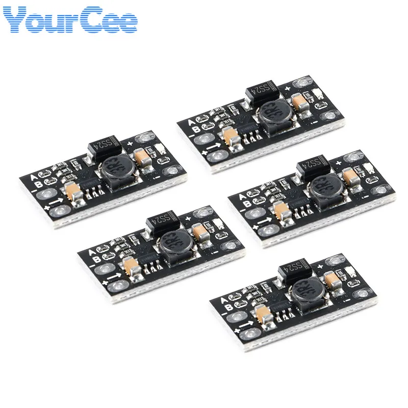 10PCS/1PC Mini DC-DC 3.7V to 12V Boost Step Up Converter Board Power Module Voltage Regulator PCB Board Lithium Battery Booster