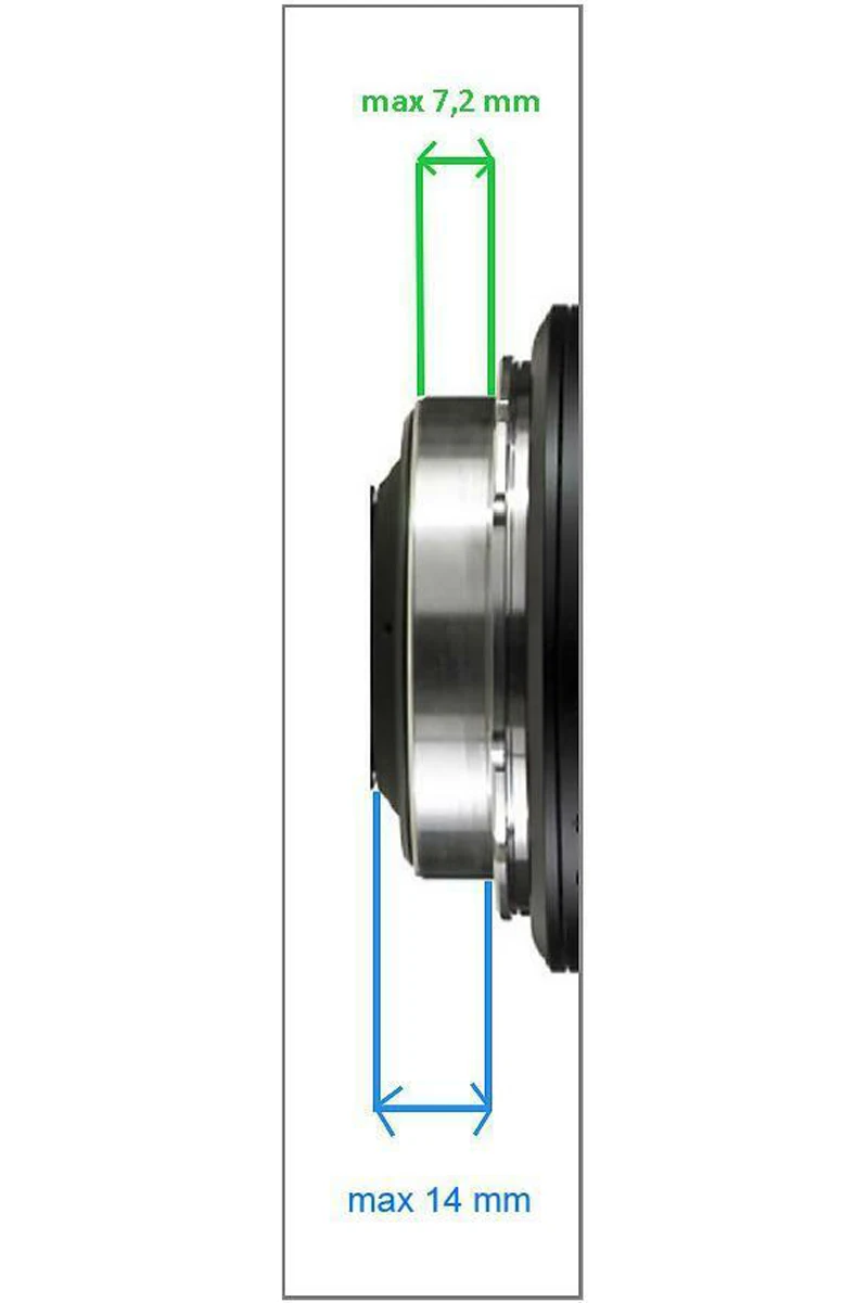 Proscope Arriflex Arri PL mount lens to Canon EOS EF mount Camera adapter