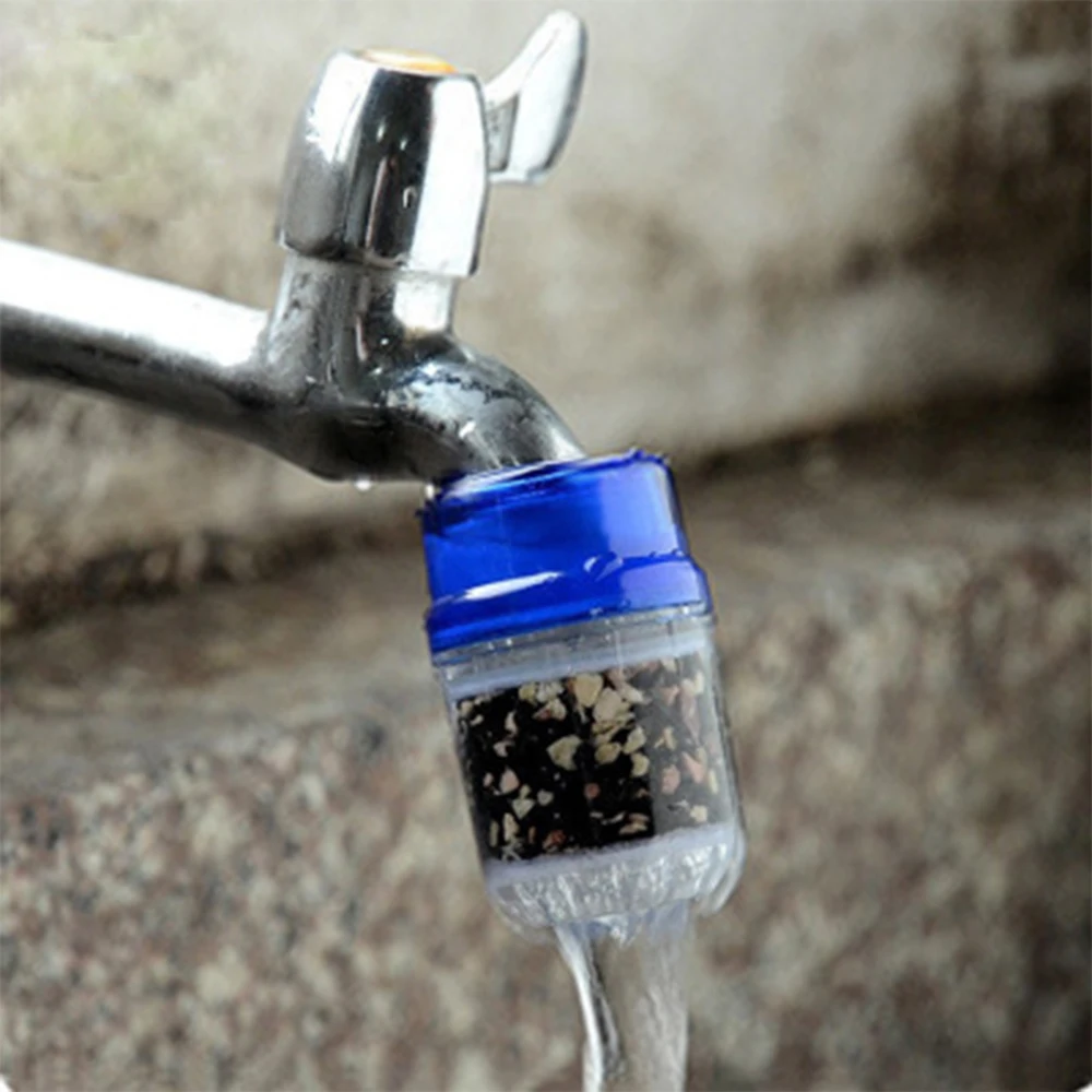 Universal Kitchen Activated Carbon Charcoal Filter Water Saving Bubbler Water Softener Kitchen Tap Filter Health Care Tool