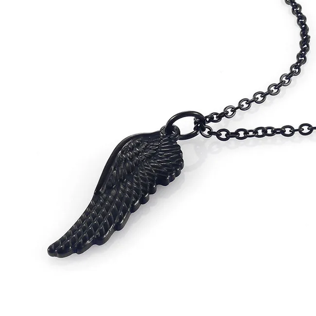 Edelstahl-Anhänger mit Engelsflügel-Muster, Kleine Loch-Anhänger für Damen-Halsketten, Armbänder und Schmuckherstellung – Detail 1