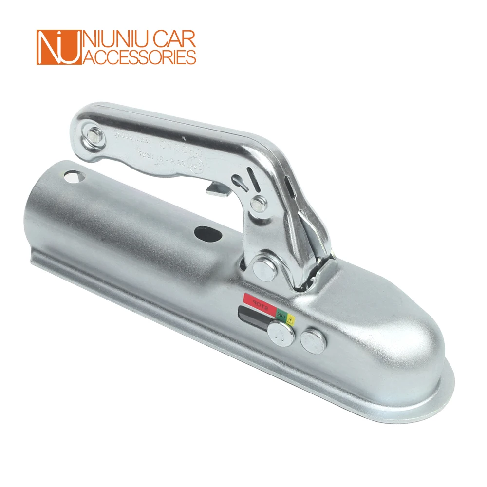 

EU Style Trailer Coupler 50mm Hitch Ball round Channel Emark Approved RV Camper Accessories Caravan Components