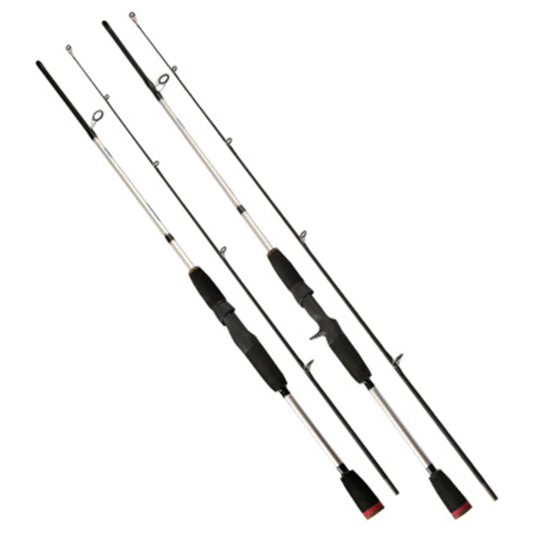 

New carbon fishing rod 1.65m 1.8m casting fishing rod handle with trigger lure pole straight handle M power fly pole