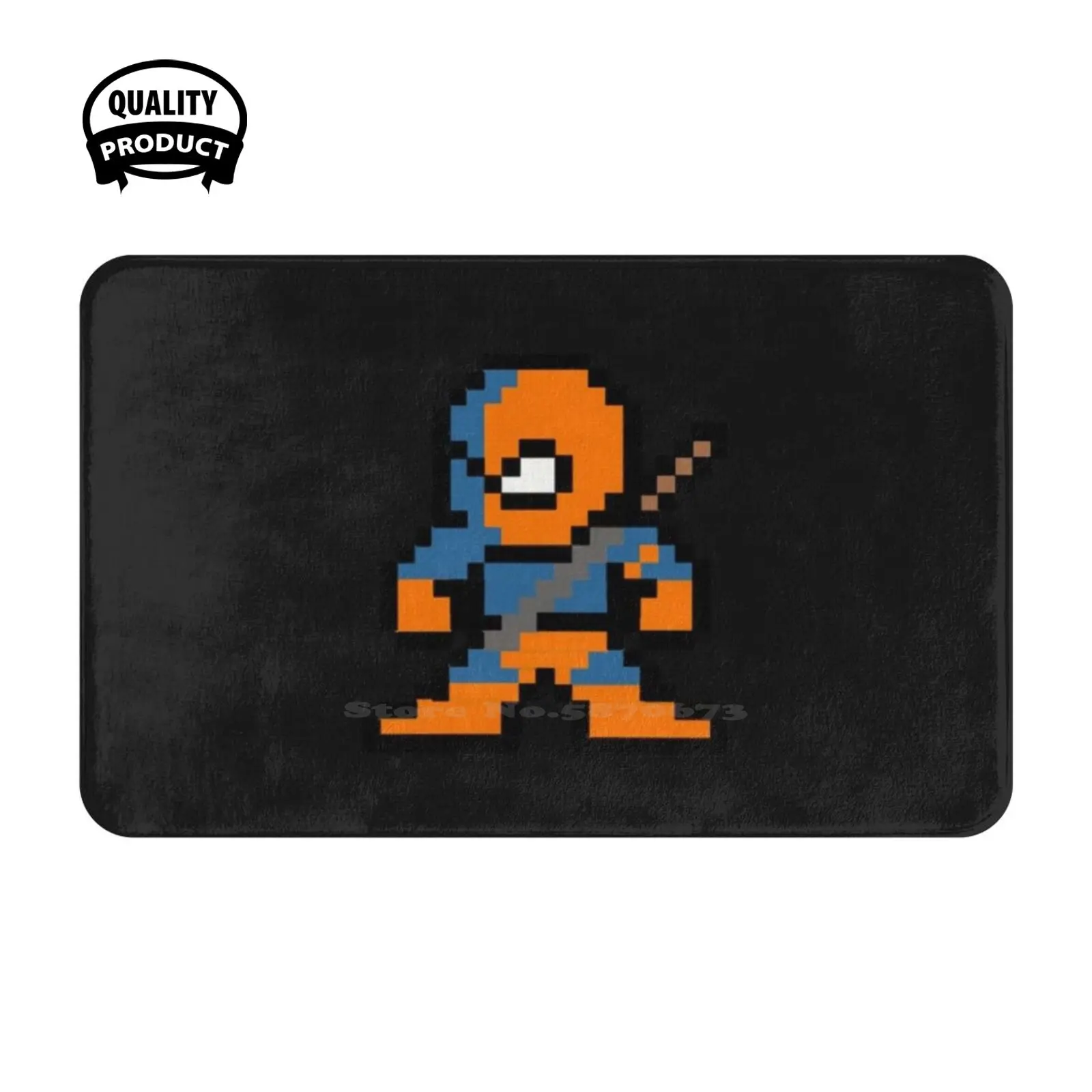 8Bit Deathstroke Soft Cushion Home Carpet Door Mat Car Rug Arrow Death Stroke Awesome Comics Amazing 8Bit