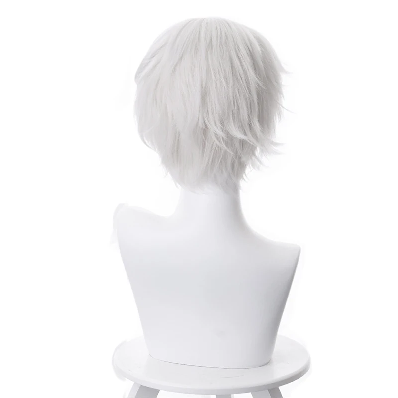 Peluca corta de cabello sintético para Cosplay, Cosplay de Yakusoku no Neverland, resistente al calor, The Promised Neverland