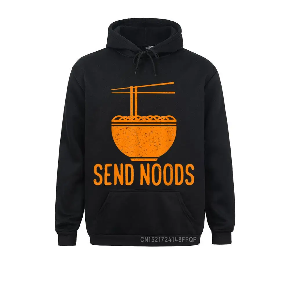 

Send Noods - Noodles Gift Hooded Tops For Men And Women New Design Women Fitness Hoodies Youthful Hoods Labor Day