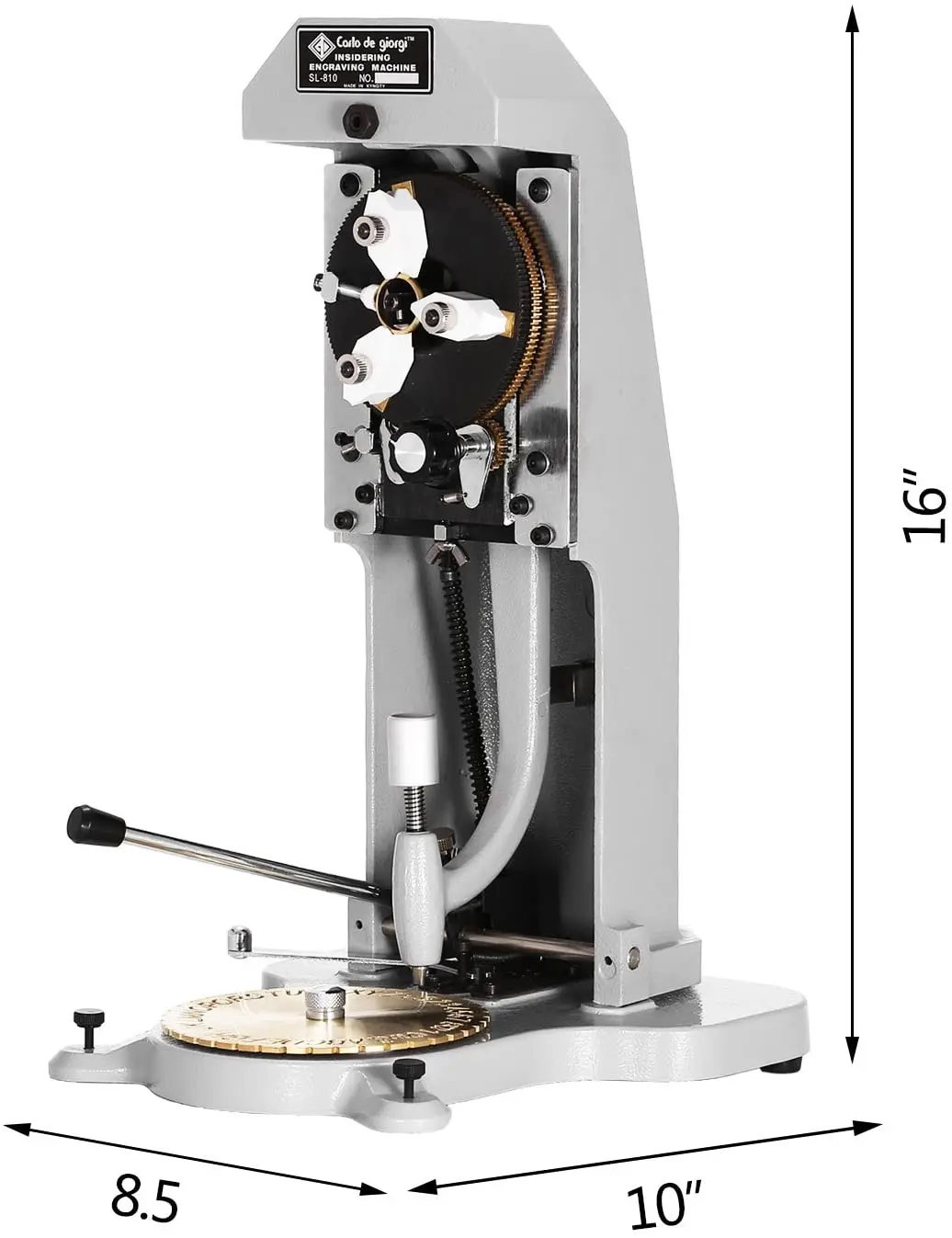 Ring Engraver for Rings Inner Engraving Inside Ring Engraving Machine Standard Letter Block Stamper Jewelry Ring