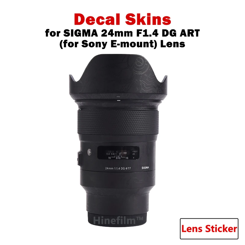 

Sigma 24 1.4 наклейка на рассеиватель Защитная пленка для Sigma 24 мм f/1,4 DG HSM Art для Sony E Mount линзы, наклейка, скины, защитная крышка