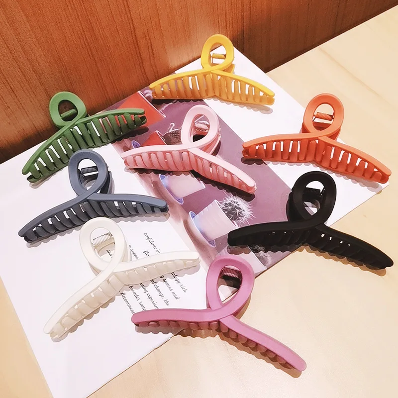 Barrettes Fashion Women Acrylic Hair Claws Clips Hair Accessories Hairpins Ladies Hairgrip Headwear Girls Ornaments Crab Bands