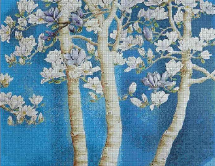 

Красивый цветок абрикоса, цветок высшего качества, вышивка 14 карат, наборы для вышивки крестиком без принта, DIY искусство, декор ручной работы