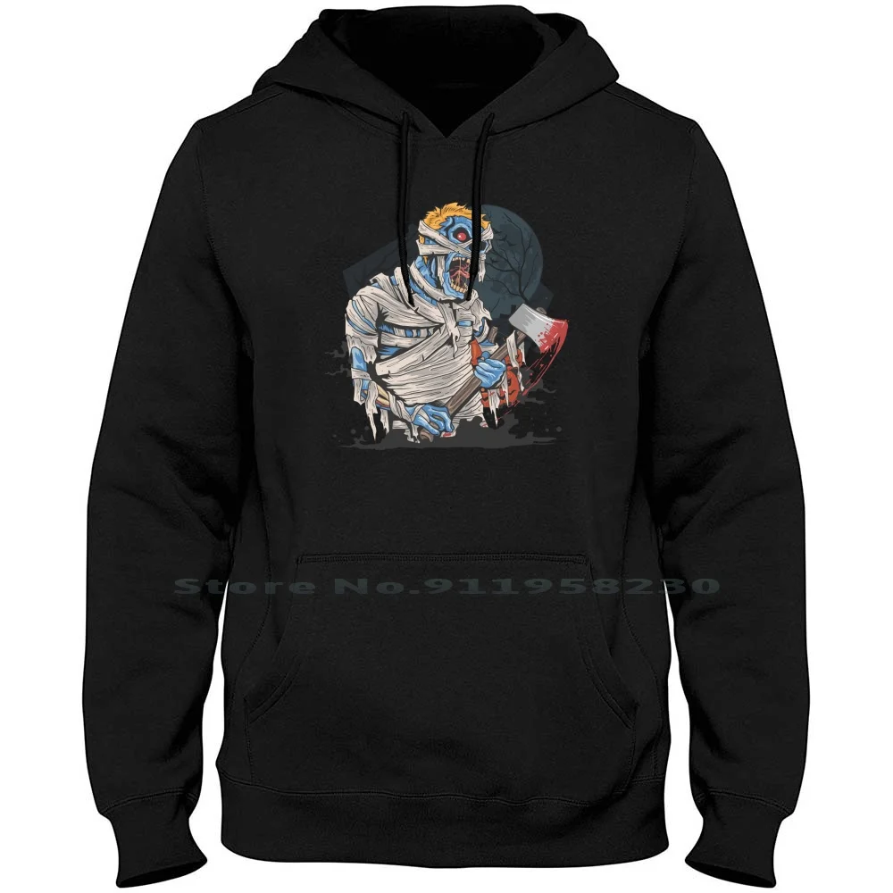 Halloween Party With Mummy Zombie Costume Hoodie Sweater Cotton Halloween Cartoon Party Comic Mummy Movie With Cost Tage Part