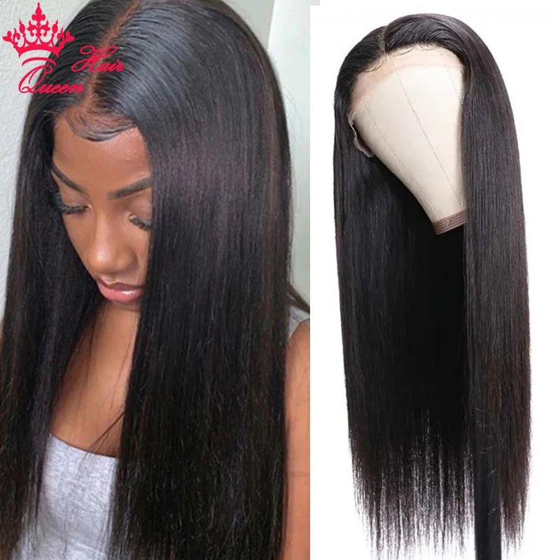 

Straight Front Wigs for Black Women Lace Front Human Hair Wigs Brazilian Straight T Part Lace Frontal Wig Queen Hair Products