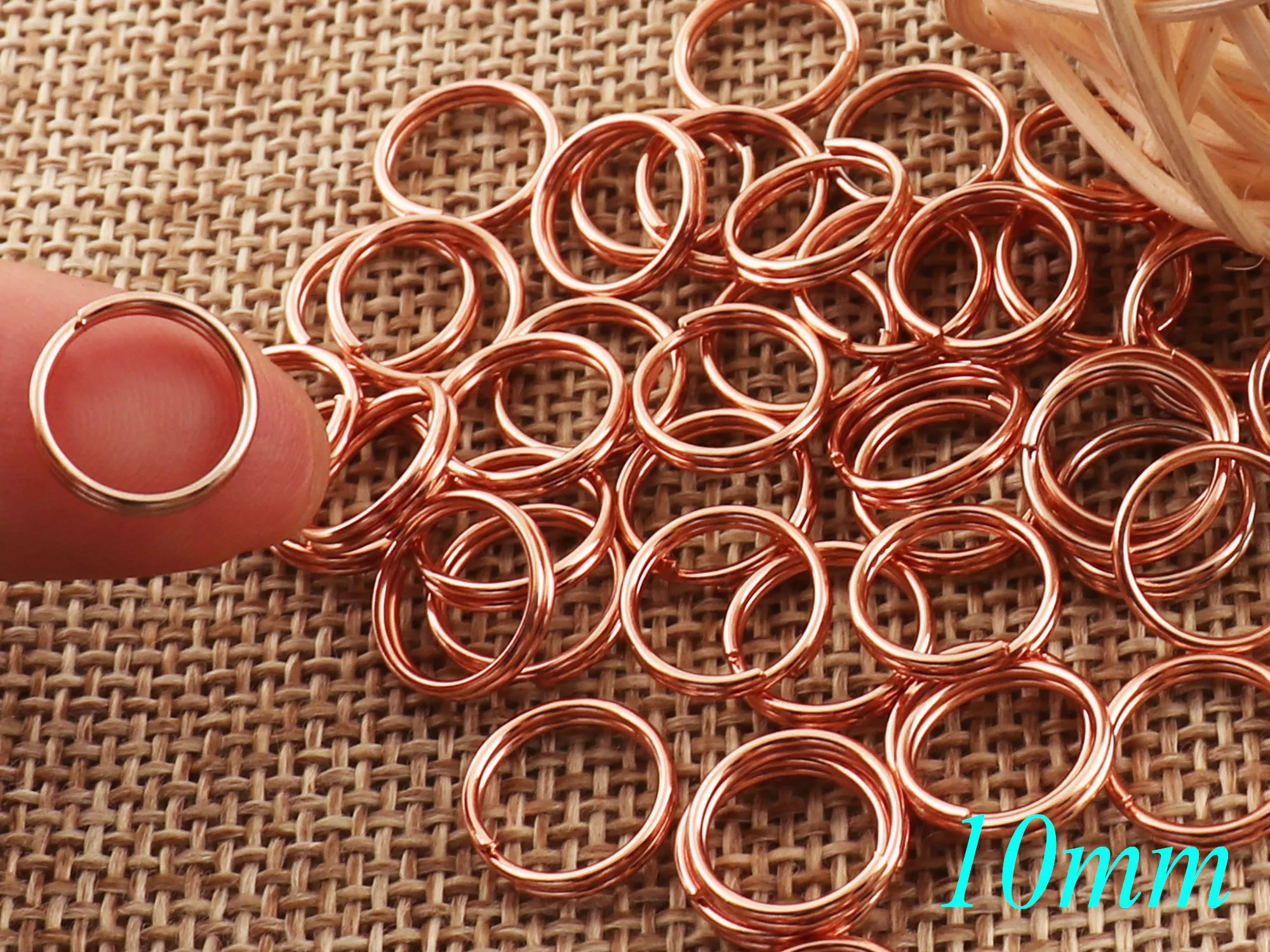 120pcs Rose Gold MINI Split Rings Key Ring,chain leather key ring,Key Rings key chain key ring,key chains key fob-10mm