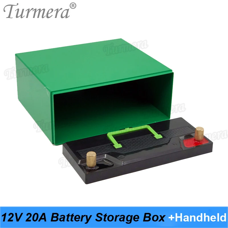 Turmera 12V 20Ah Uninterrupted Power Supply Battery Storage Box for 20*32700 3.2V Lifepo4 Battery and 56*18650 Lithium Batteries